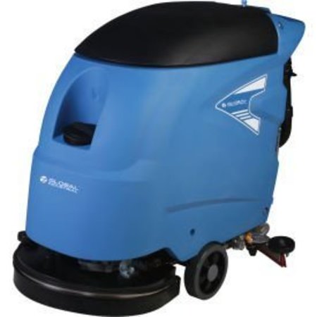 GLOBAL EQUIPMENT Electric Walk-Behind Auto Floor Scrubber, 20" Cleaning Path T45/50E